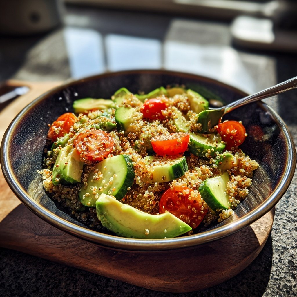 Healthy Avocado Quinoa Salad