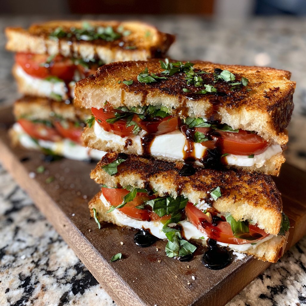 Mouthwatering Caprese Sandwiches