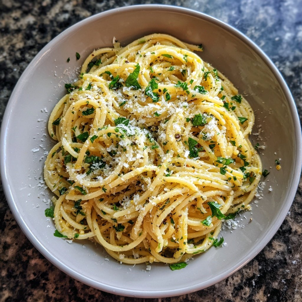 Quick Garlic Butter Pasta