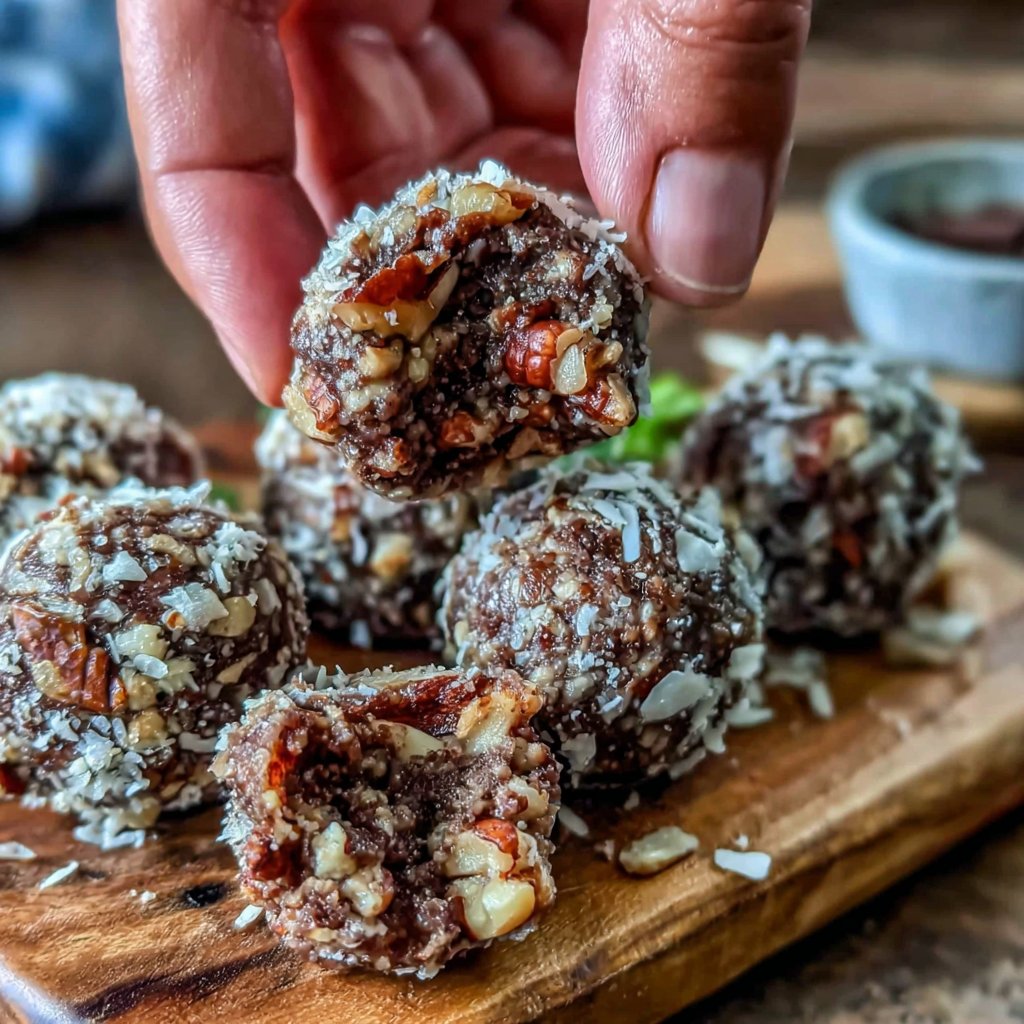 Nutty Brownie Mix Energy Bites