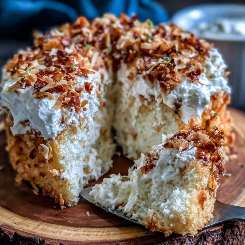 Coconut Chiffon Spring Cake