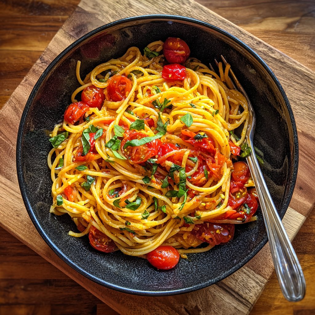 Pasta con Pomodoro Fresco