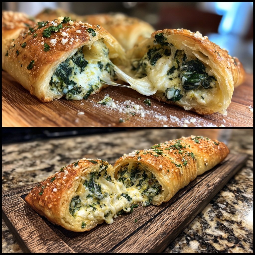 Homemade Spinach and Ricotta Rolls