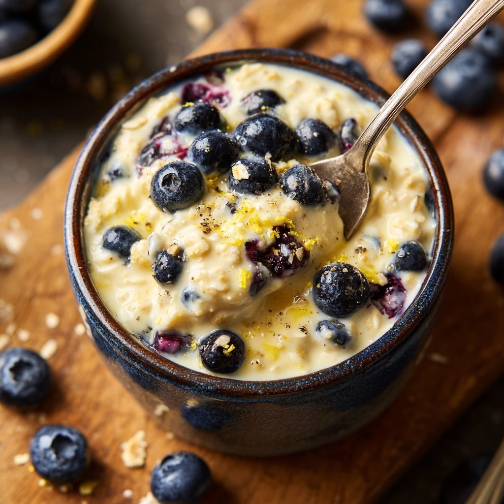 Lemon Blueberry Overnight Oats