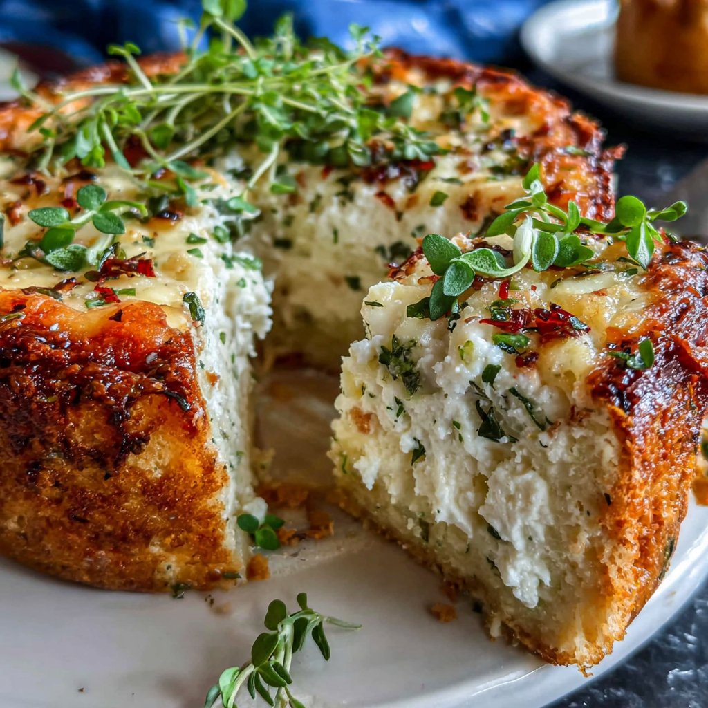 Spring Herb and Cheese Quiche