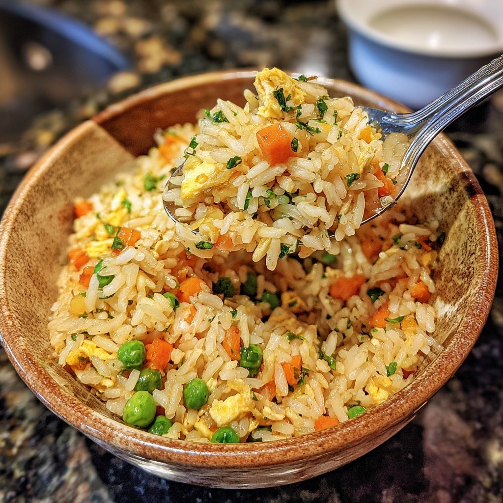 Quick 10 Minute Egg Fried Rice