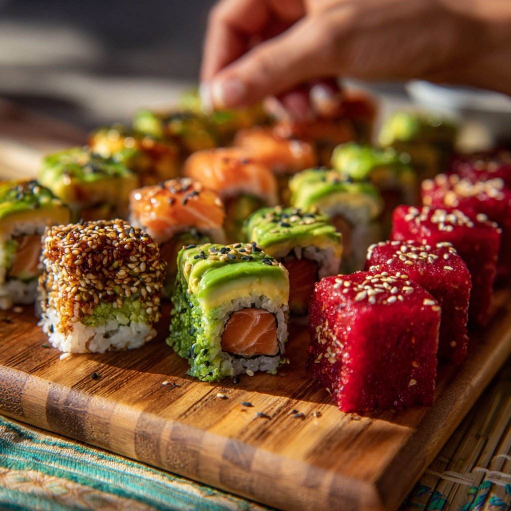 Global Japanese Sushi Rolls